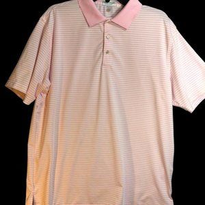 Peter Millar light wear polo shirts for men striped size L